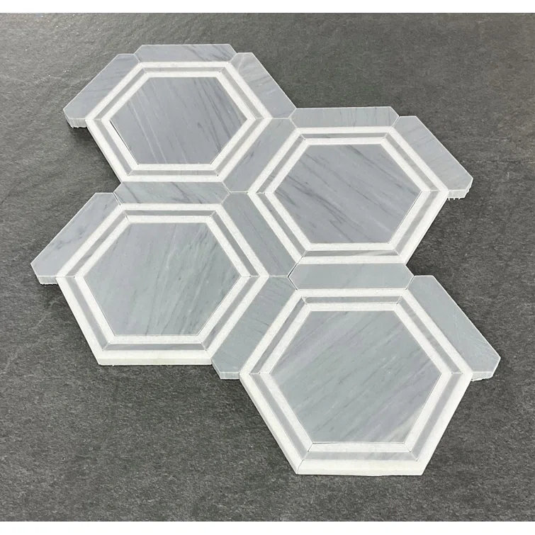 Marble Honeycomb Mosaic Wall & Floor Tile