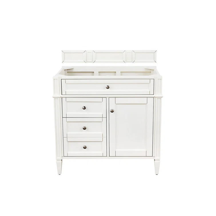 Bright White 36" Single Freestanding Bathroom Vanity
