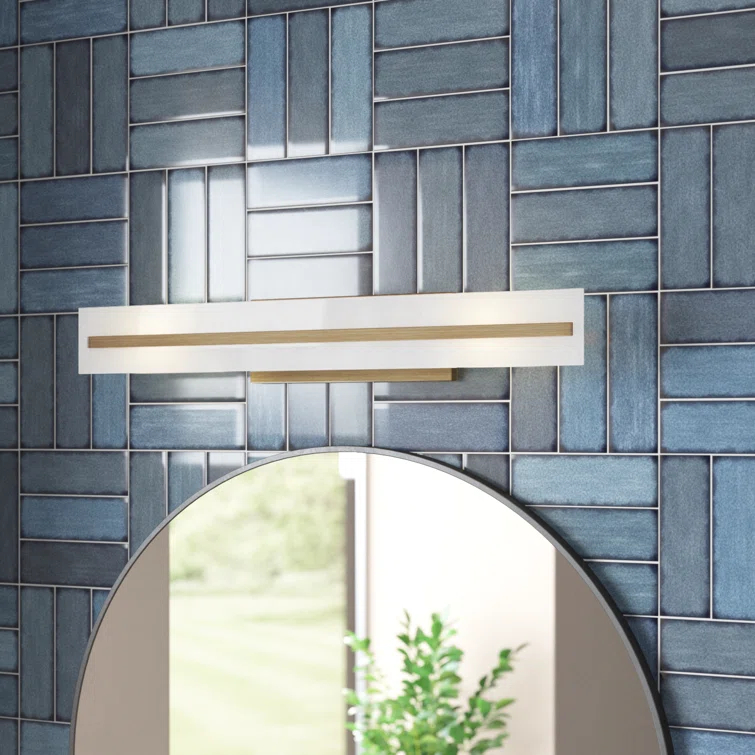Midnight Black Satin Etched Glass 3-Light Vanity Fixture