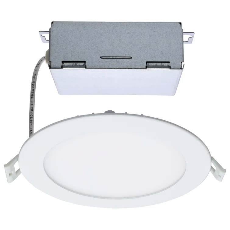 6.78'' Selectable Color Temperature Dimmable Air-Tight IC Rated LED Canless Recessed Lighting Kit