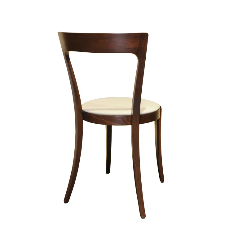 Maitland-Smith 20.5'' H Fabric Upholstered Walnut Stacking Side Chair