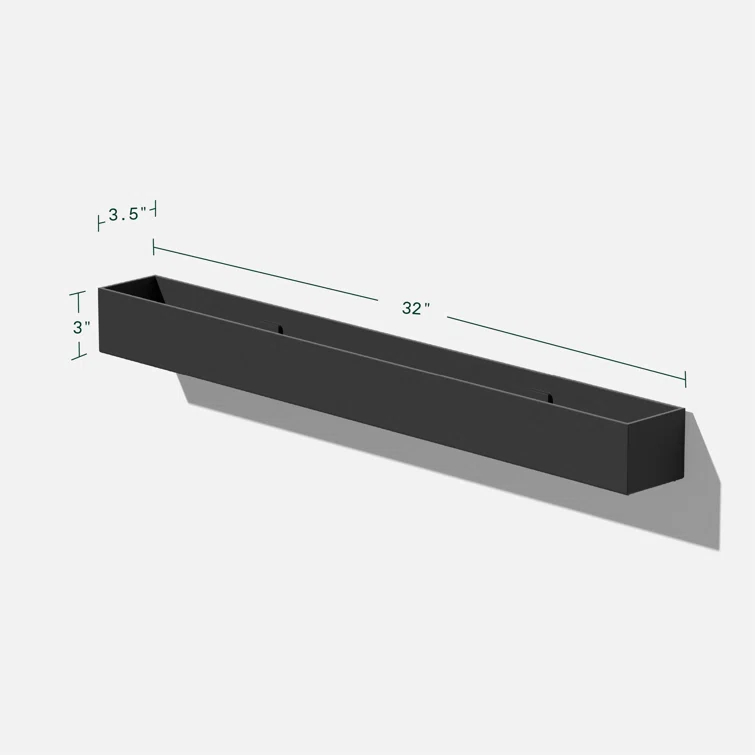 Geo Series Plastic Trough Hanging Planter