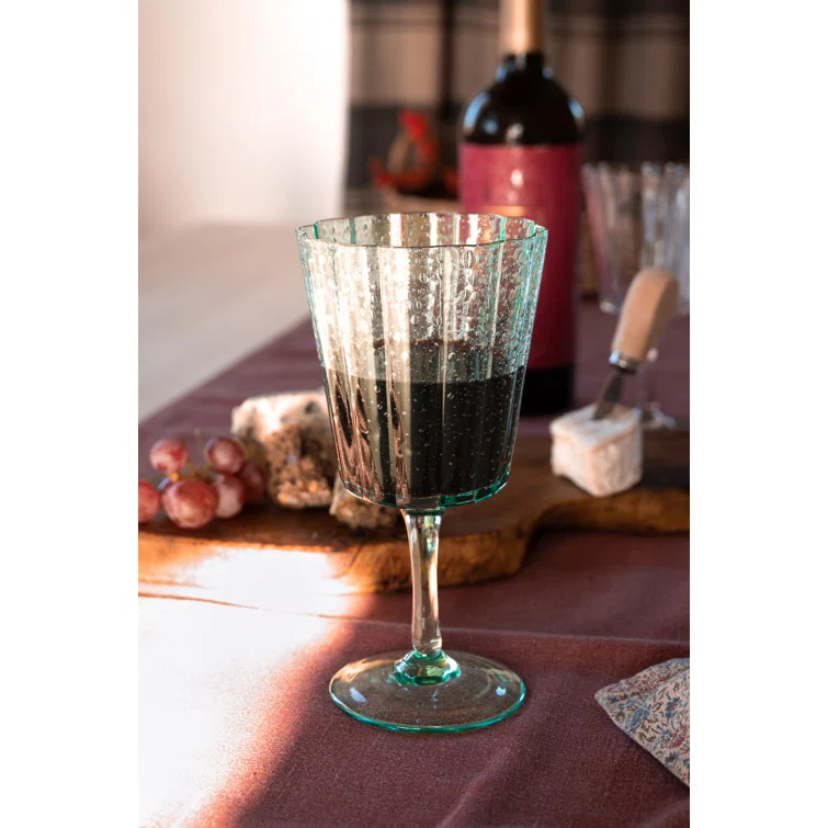 Handmade 9.13oz Wine Glass, Set of 4