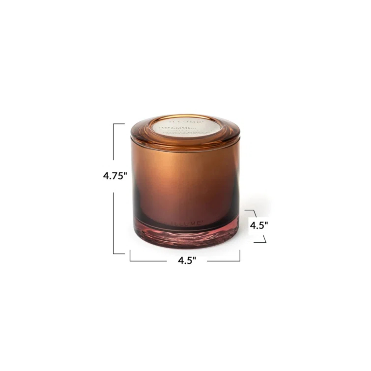 ILLUME Beautifully Done Essentials Terra Tabac Statement Glass Scented Candle