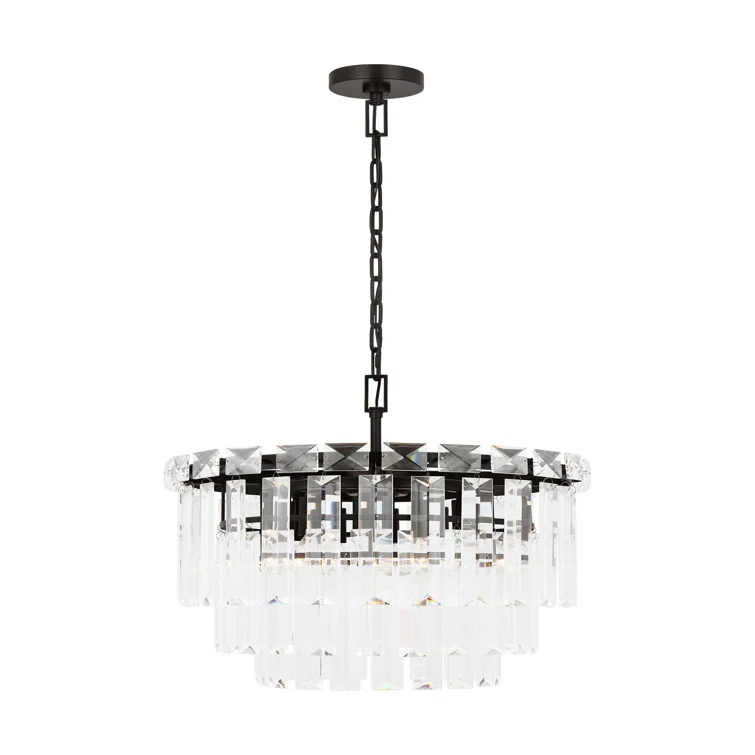 Arden 4 - Light Unique Tiered Chandelier by Chapman & Myers