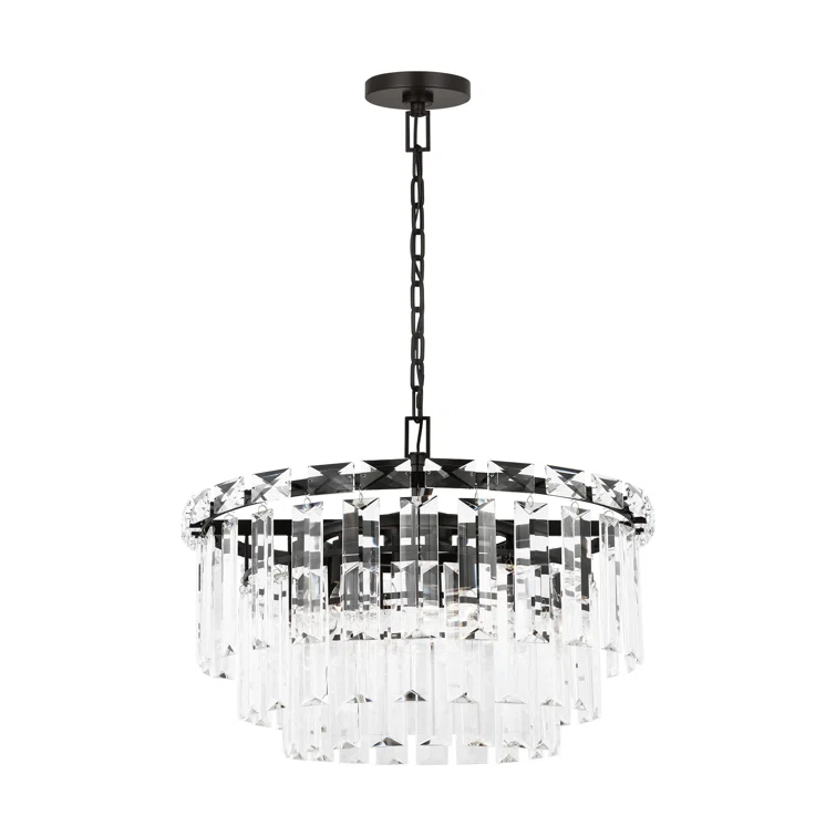 Arden 4 - Light Unique Tiered Chandelier by Chapman & Myers