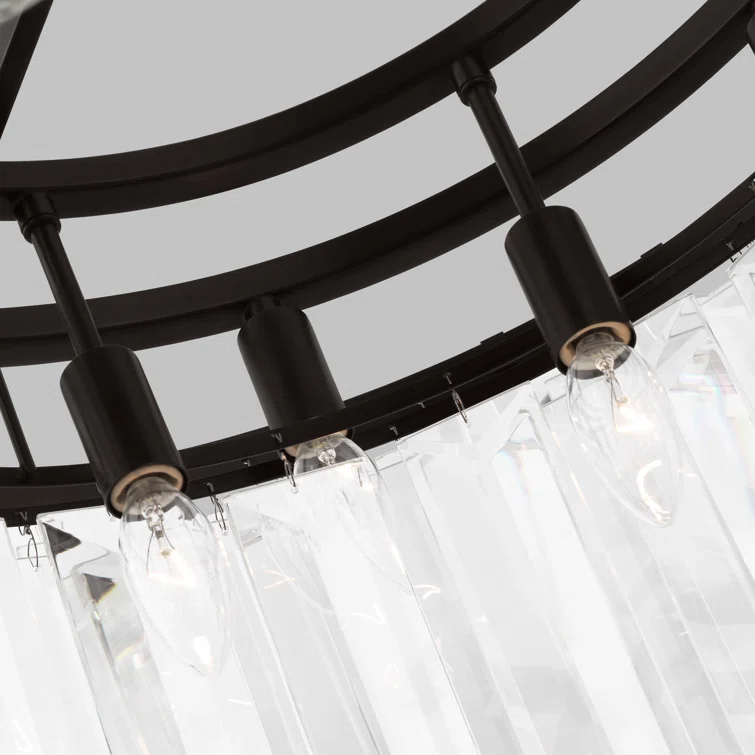 Arden 4 - Light Unique Tiered Chandelier by Chapman & Myers
