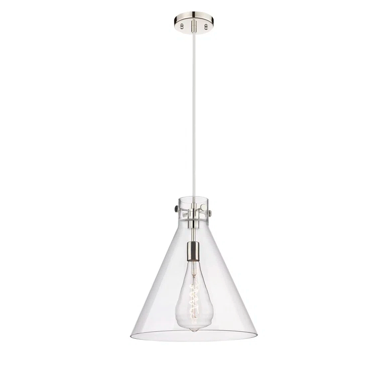 Innovations Lighting Newton Cone 1 Light 14" Cord Hung Pendant | Wayfair