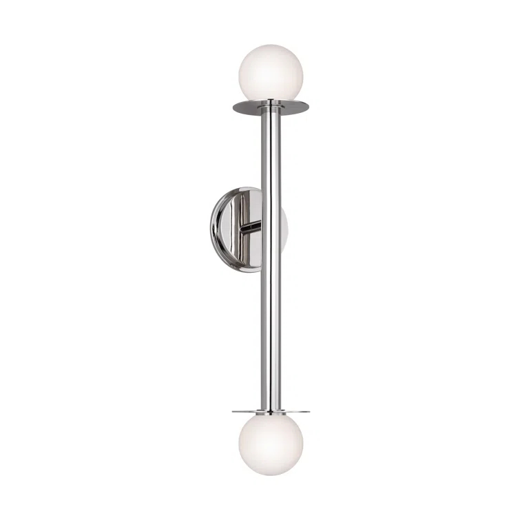 Nodes Double Sconce by Kelly Wearstler - Nickel