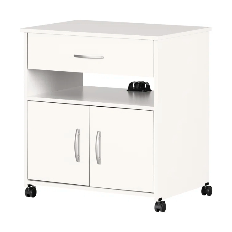 Axess 29.25'' H x 26.75'' W 2 - Cabinet Utility Cart with Wheels