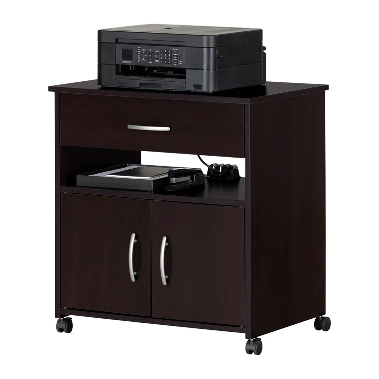 Axess 29.13'' H x 23'' W 1 Printer Stand with Wheels