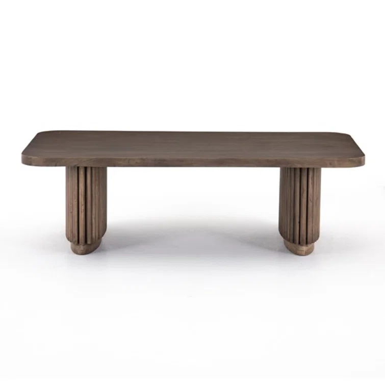 Ridged Base Coffee Table