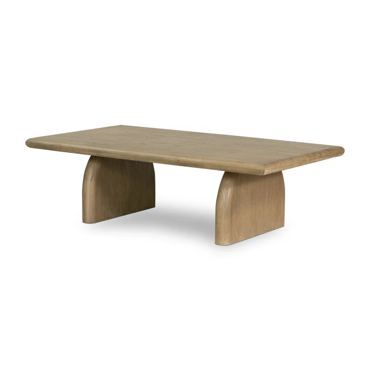 Sorrento Rectangular 54'' Brown Solid Oak Coffee Table