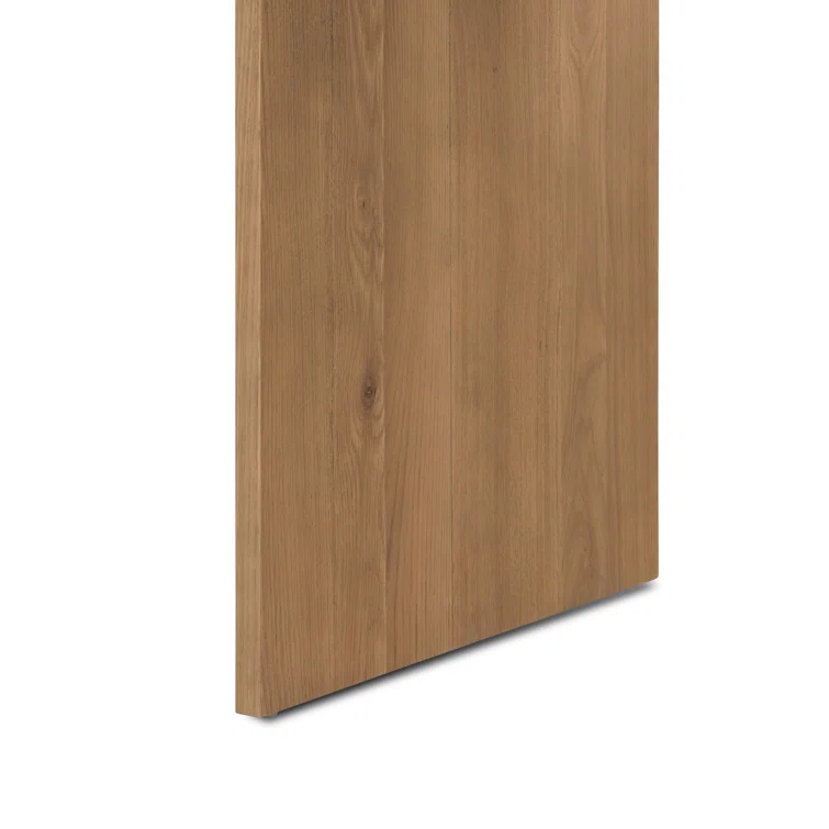 Contemporary Modern Home Office Desk in Warm Grey-Brown Oak Veneer