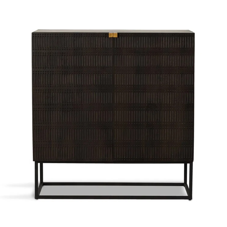 Taro 40'' Solid Wood Bar Cabinet