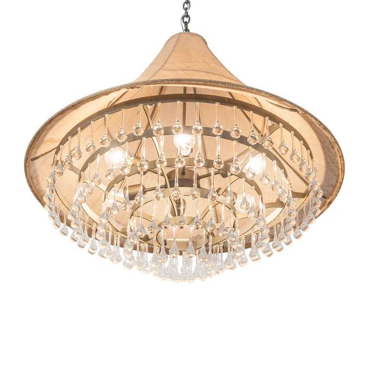 Dimmable Tiered Chandelier