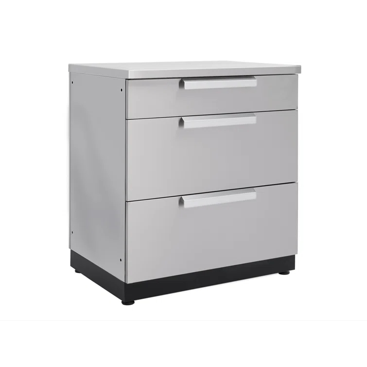 Outdoor Kitchen Classic 32In 3-Drawer Cabinet