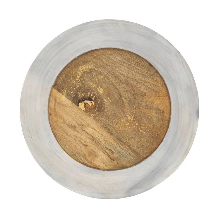 Sousplat Wood No Pattern Charger (Set of 4)