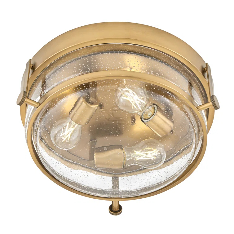 Harper 3-Light Flush Mount Retro Ceiling Light