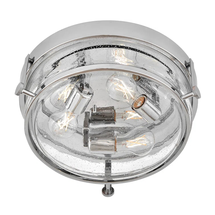 Harper 3-Light Flush Mount Retro Ceiling Light