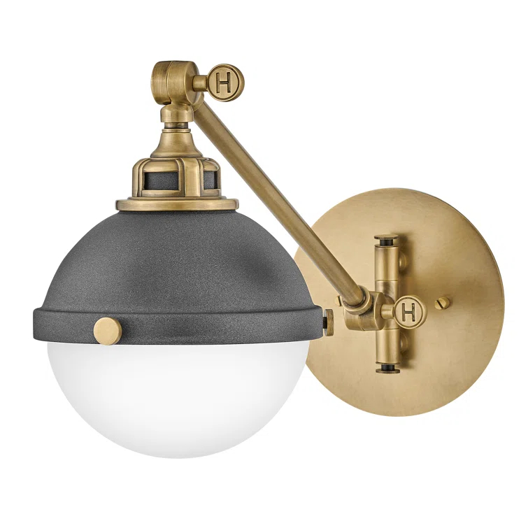 Steel Swing Arm Sconce
