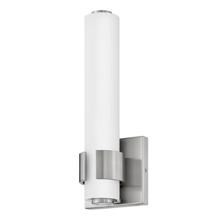 Aiden Integrated LED Bath Sconce w/ Etched White Glass