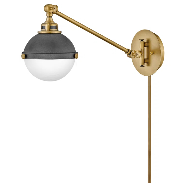 Steel Swing Arm Sconce