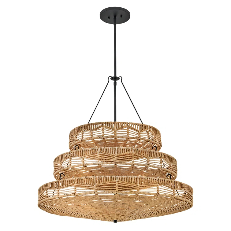 13 - Light Unique Tiered Chandelier