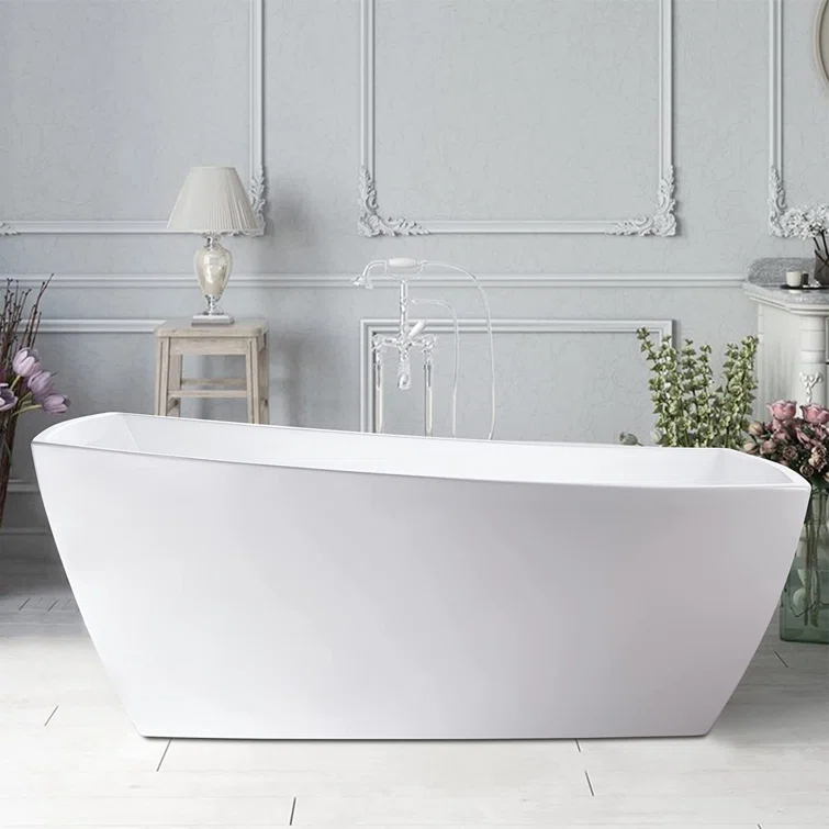 Vanity Art 67" X 31" Acrylic Freestanding Bathtub