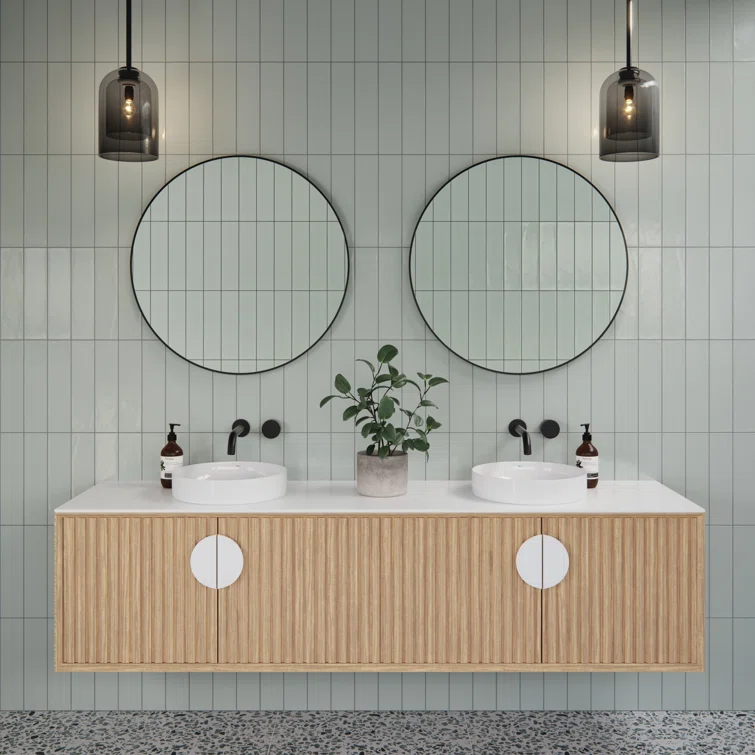 Leia Round Mirror