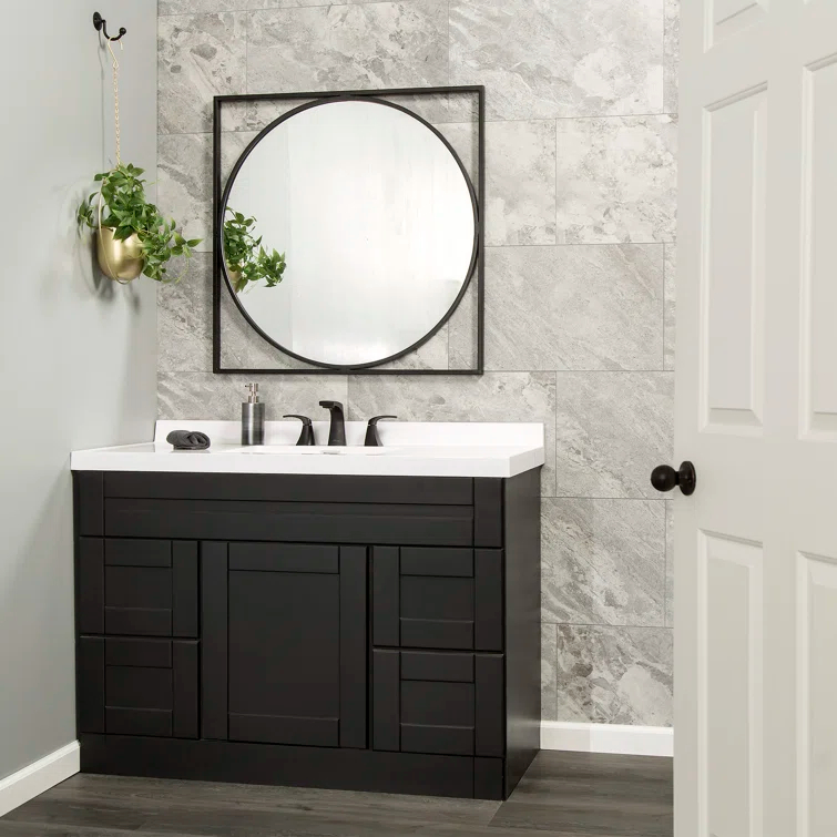 Palisade 25.6 in. x 14.8 in. Interlocking Vinyl Waterproof Wall Tiles