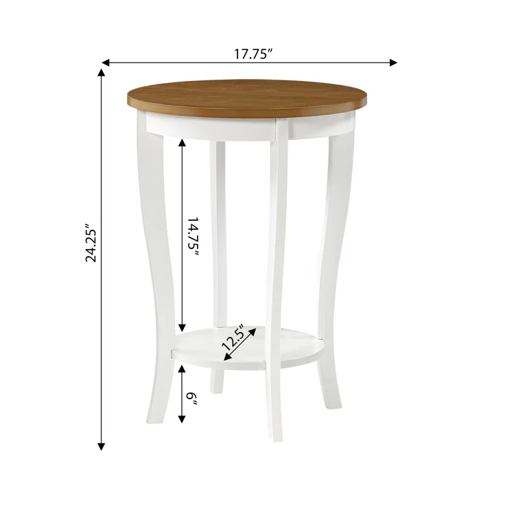 Carbin Round End Table