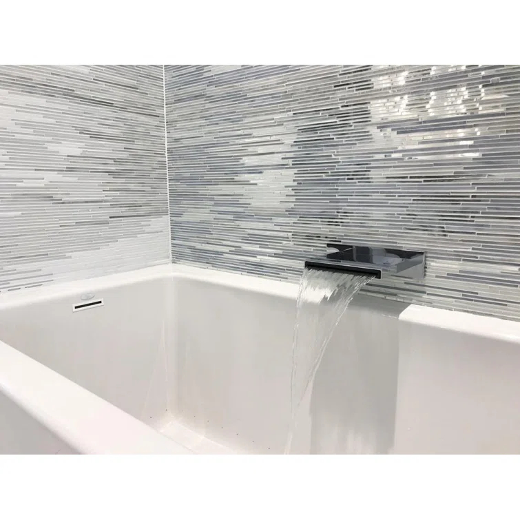 Designer Sydney 60" x 30" Alcove Soaking Acrylic Bathtub