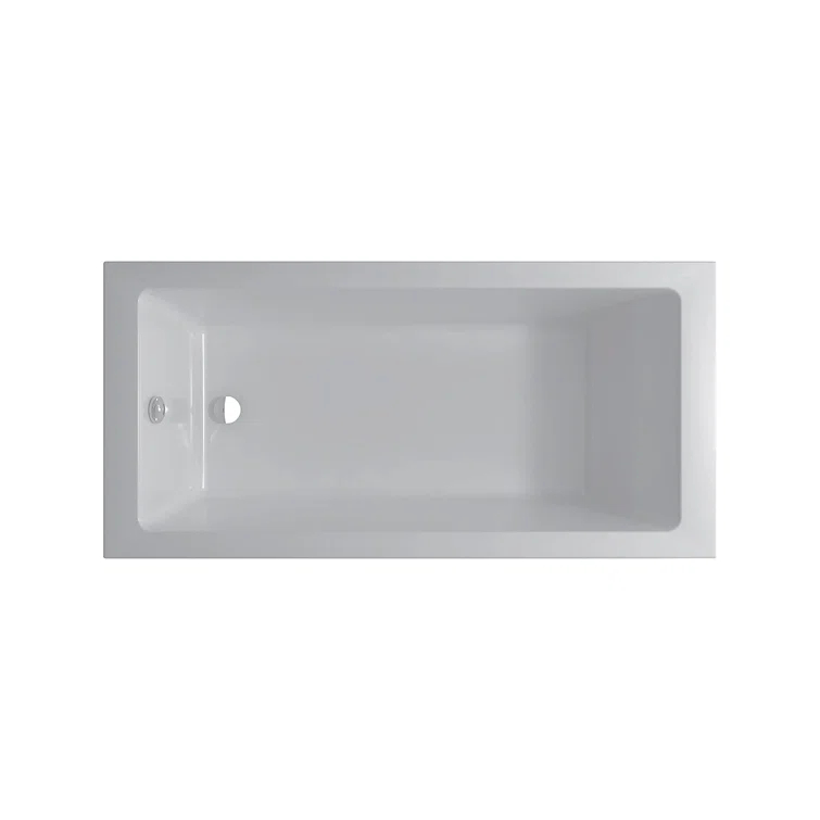 72" x 36" Drop In Soaking Bathtub