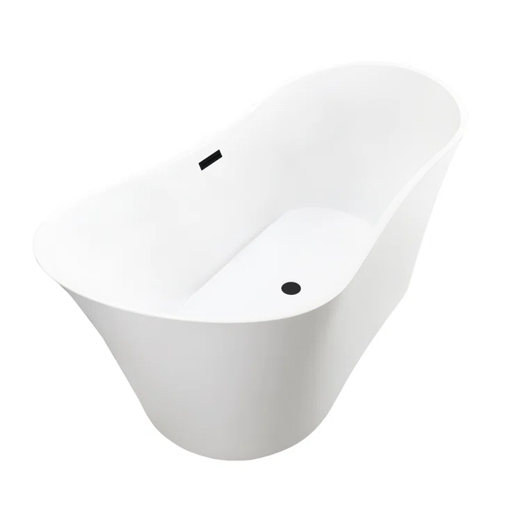 67" x 31" Freestanding Soaking Bathtub