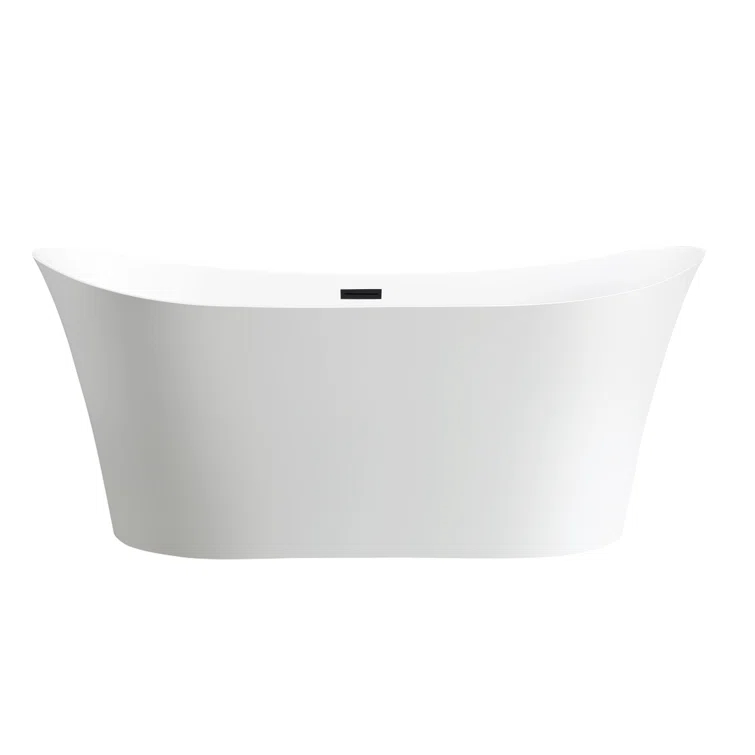 67" x 31" Freestanding Soaking Bathtub