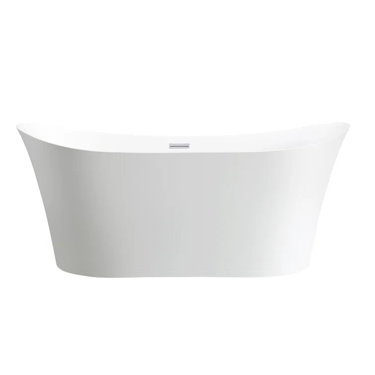 67" x 31" Freestanding Soaking Bathtub