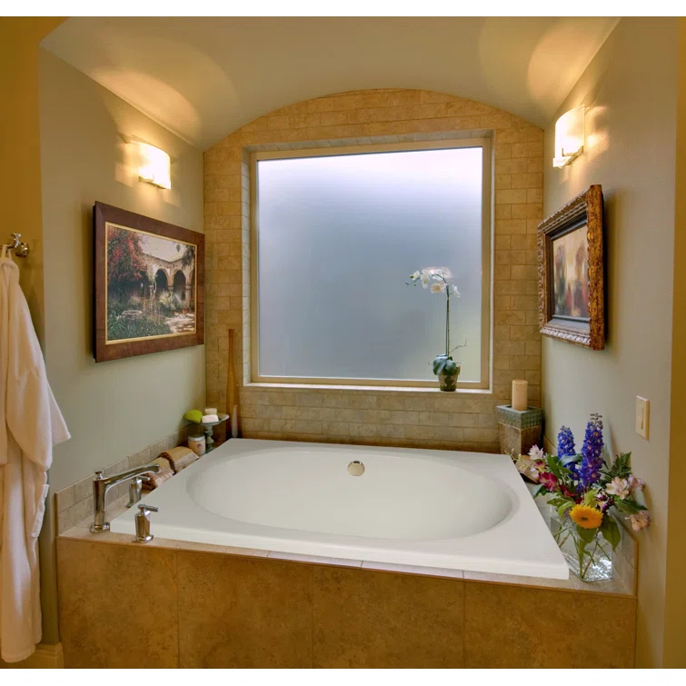 Fuji 60'' x 40'' Drop-In Soaking Gelcoat Bathtub