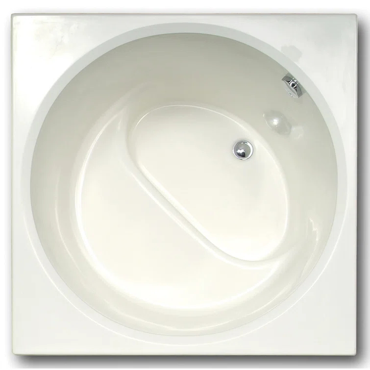 Fuji 60'' x 40'' Drop-In Soaking Gelcoat Bathtub