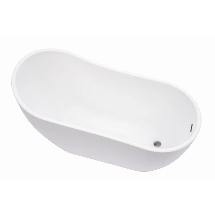 Amara Acrylic Freestanding Soaking Bathtub