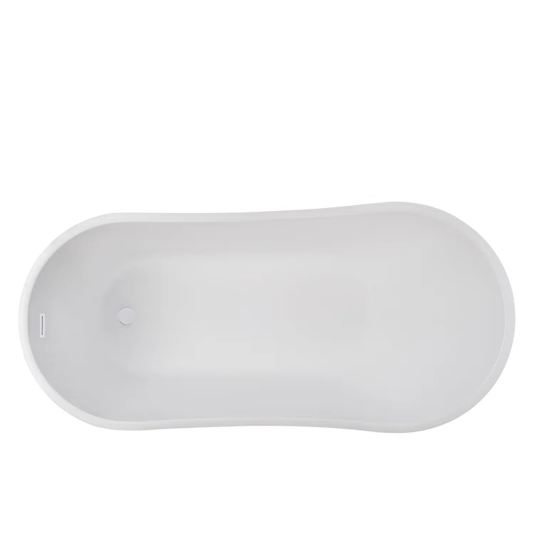Amara Acrylic Freestanding Soaking Bathtub
