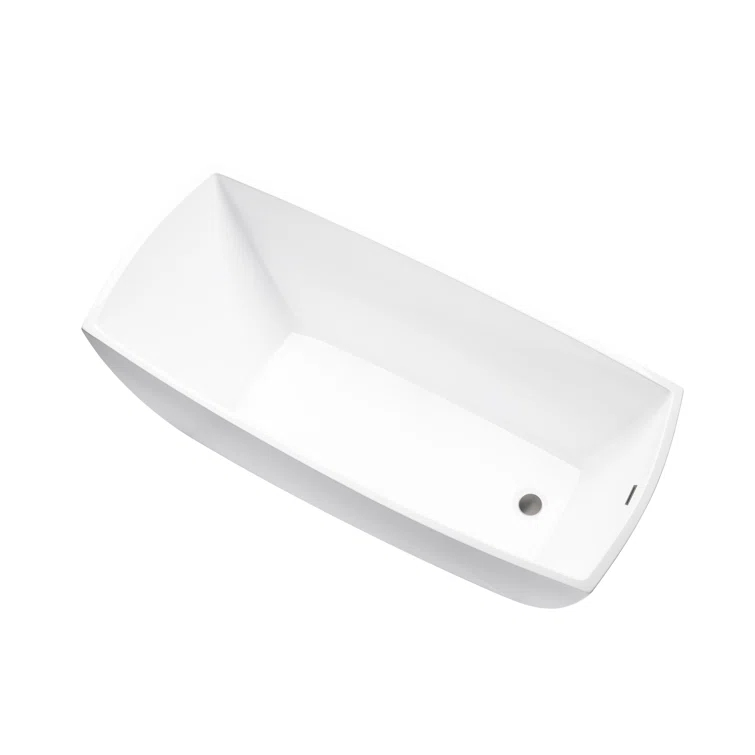 Vanity Art 67" X 31" Acrylic Freestanding Bathtub