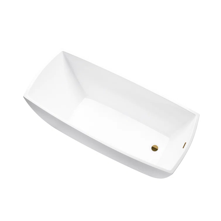 Vanity Art 67" X 31" Acrylic Freestanding Bathtub