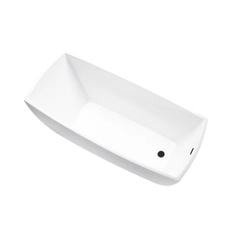 Vanity Art 67" X 31" Acrylic Freestanding Bathtub