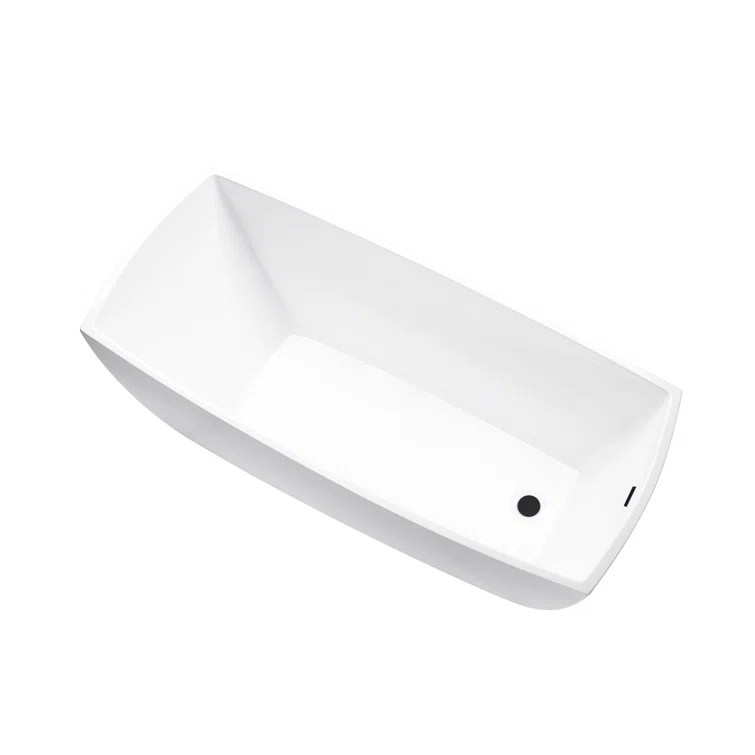 Vanity Art 67" X 31" Acrylic Freestanding Bathtub