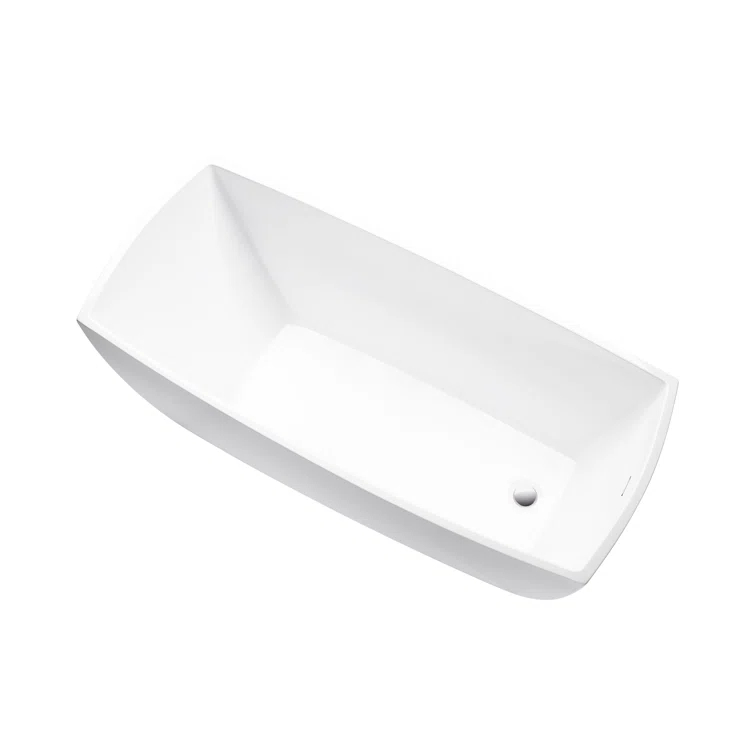 Vanity Art 67" X 31" Acrylic Freestanding Bathtub