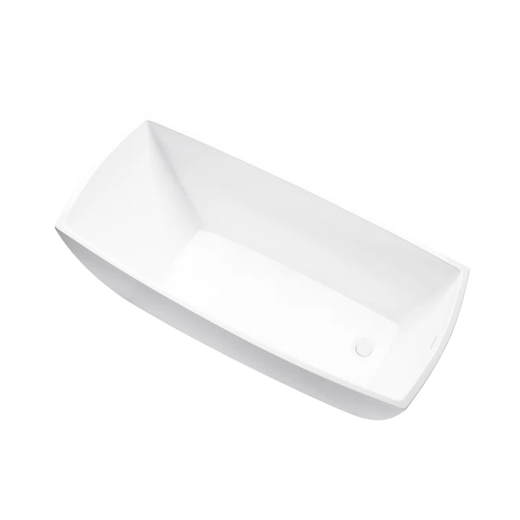 Vanity Art 67" X 31" Acrylic Freestanding Bathtub