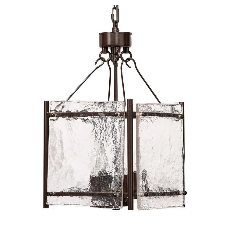 Jamie Young Company Glenn 4 - Light Dimmable Square/Rectangle Chandelier