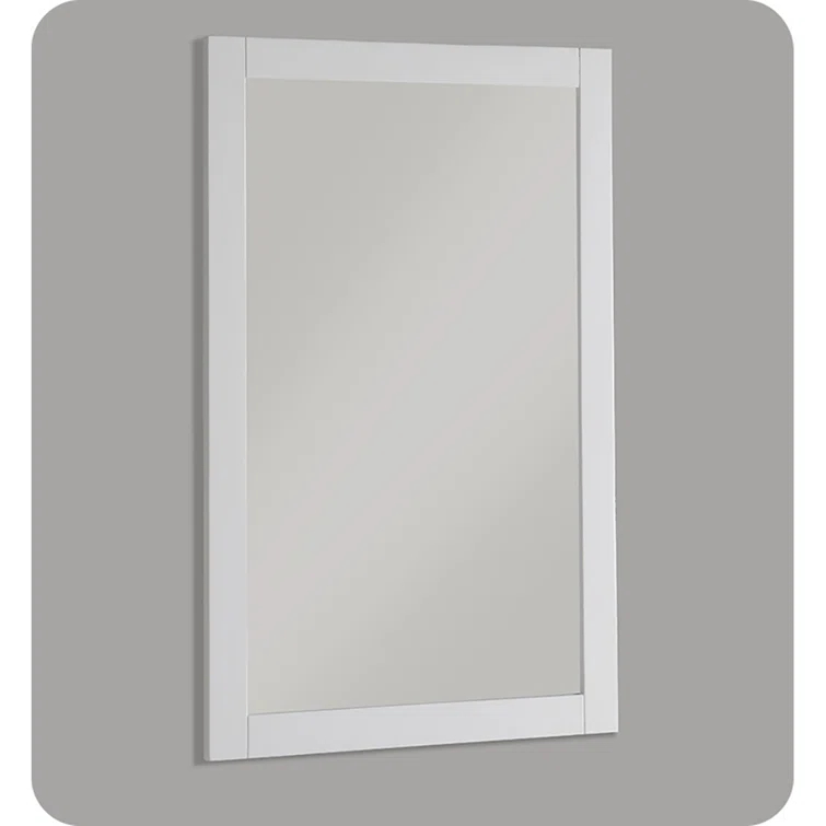 Fresca Manchester 20" Wall Mount Traditional Rectangular Bathroom Mirror
