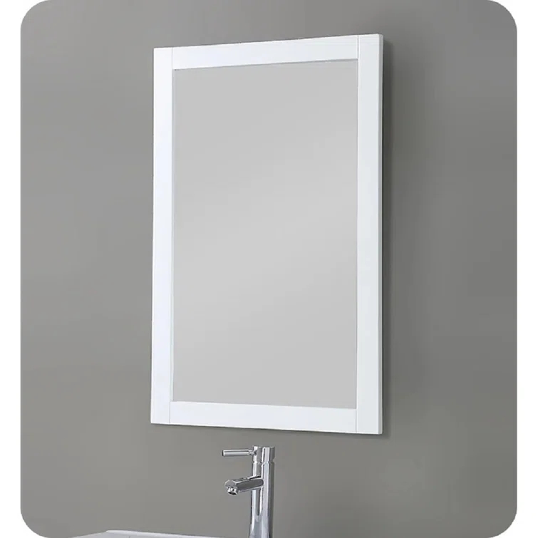 Fresca Manchester 20" Wall Mount Traditional Rectangular Bathroom Mirror